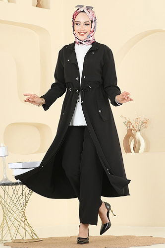 moda selvim Combined PL9168 Black - Thumbnail