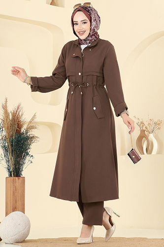 moda selvim Combined PL9168 Light Brown - Thumbnail