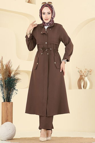 moda selvim Combined PL9168 Light Brown - Thumbnail