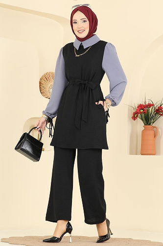 moda selvim Combined PL9172 Black & Anthracite - Thumbnail