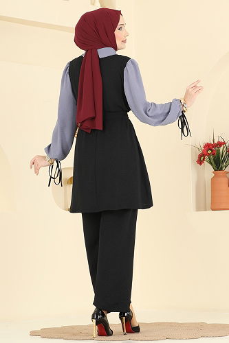 moda selvim Combined PL9172 Black & Anthracite - Thumbnail