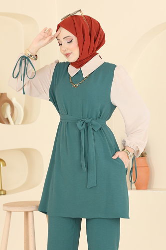 moda selvim Combined PL9172 Dark Mint - Thumbnail