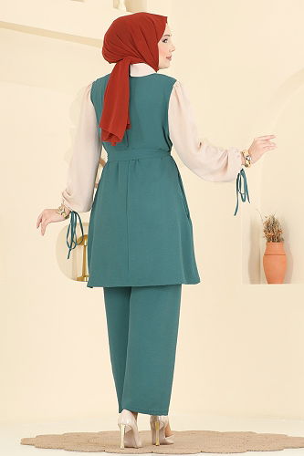 moda selvim Combined PL9172 Dark Mint - Thumbnail