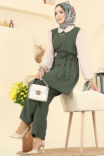 moda selvim Combined PL9172 Khaki - Thumbnail