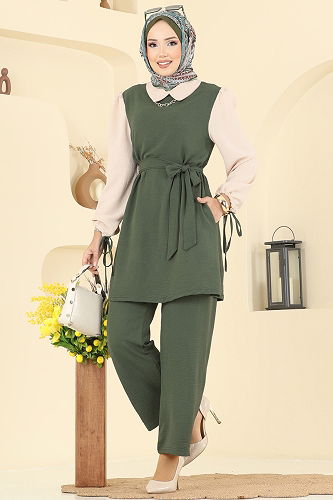 moda selvim Combined PL9172 Khaki - Thumbnail