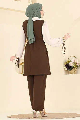 moda selvim Combined PL9172 Light Brown - Thumbnail