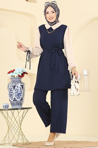 moda selvim Combined PL9172 Navy Blue - Thumbnail