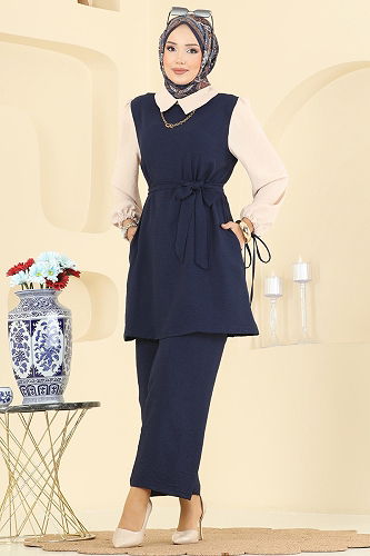 moda selvim Combined PL9172 Navy Blue - Thumbnail