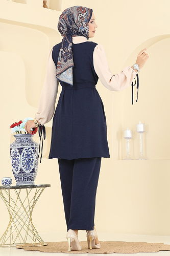 moda selvim Combined PL9172 Navy Blue - Thumbnail