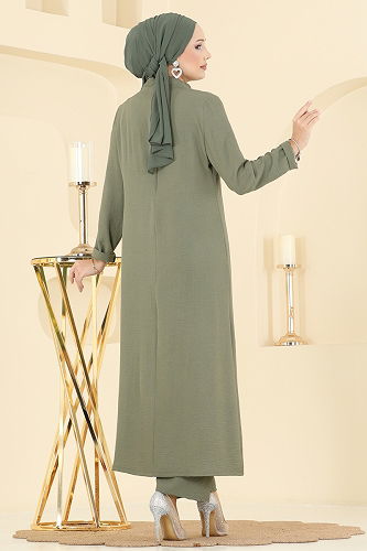 moda selvim Combined PL9175 Almond Green - Thumbnail