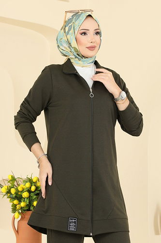 moda selvim Combined PL9176 Khaki - Thumbnail