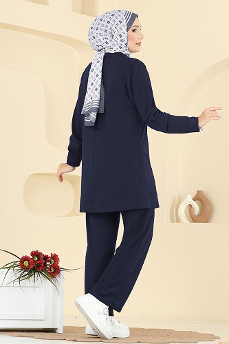 moda selvim Combined PL9176 Navy Blue - Thumbnail