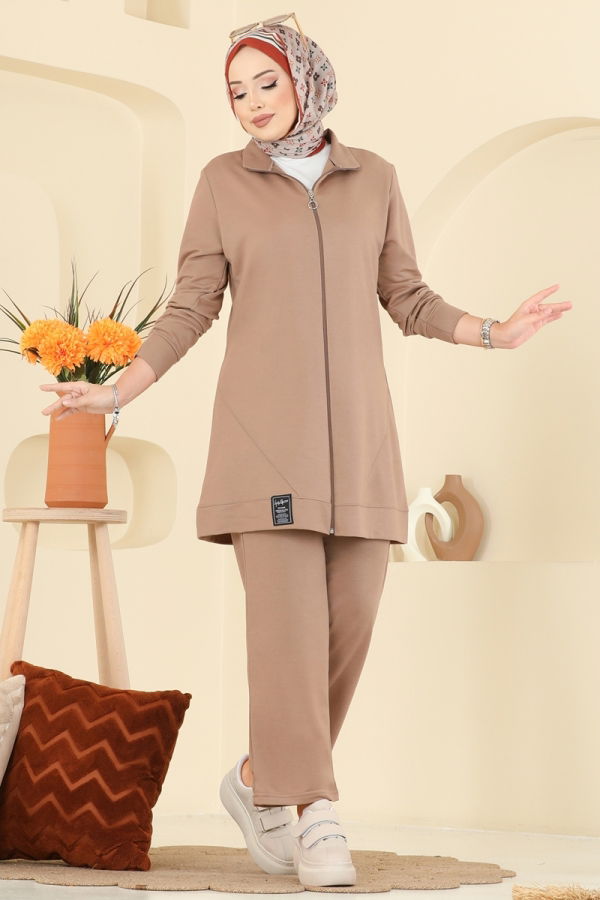 Modaselvim الاطقم طقم بيج PL9176