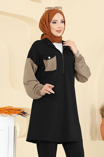 moda selvim Combined PL9180 Black - Thumbnail