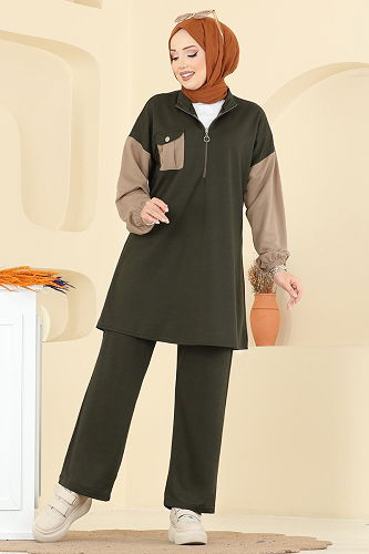 moda selvim Combined PL9180 Khaki - Thumbnail