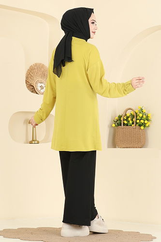 moda selvim Combined PL9181 Acid & Black - Thumbnail