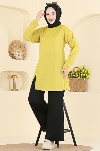 moda selvim Combined PL9181 Acid & Black - Thumbnail