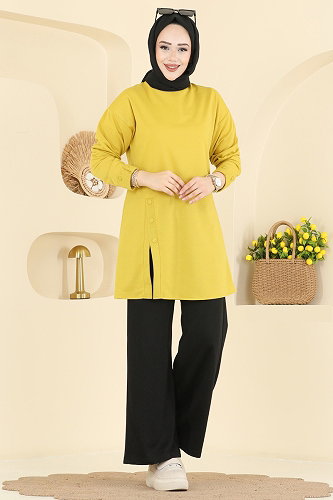 moda selvim Combined PL9181 Acid & Black - Thumbnail