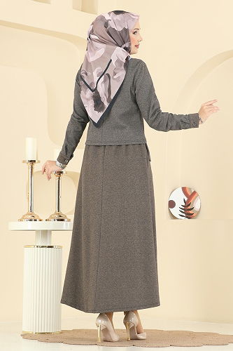 moda selvim Combined PL9182 Brown & Vision - Thumbnail