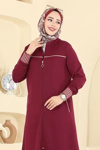 moda selvim Combined PL9185 Burgundy - Thumbnail