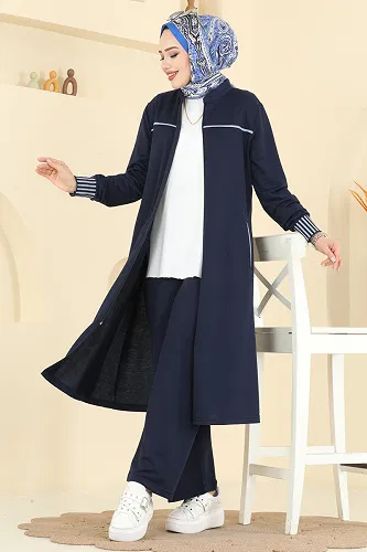 moda selvim Combined PL9185 Navy Blue - Thumbnail