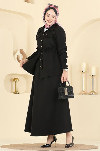 moda selvim Combined PL9187 Black - Thumbnail