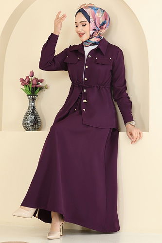 moda selvim Combined PL9187 Damson - Thumbnail