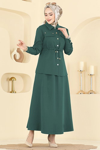 moda selvim Combined PL9187 Dark Mint - Thumbnail