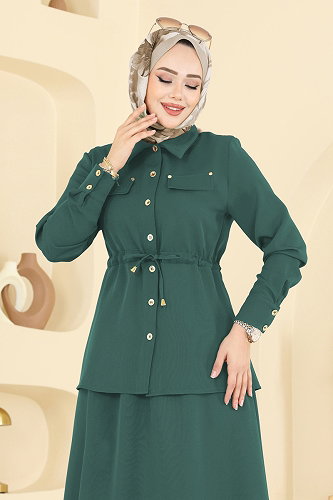 moda selvim Combined PL9187 Dark Mint - Thumbnail