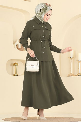 moda selvim Combined PL9187 Khaki - Thumbnail