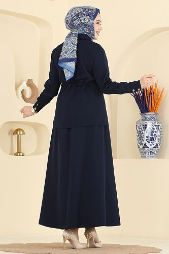 moda selvim Combined PL9187 Navy Blue - Thumbnail