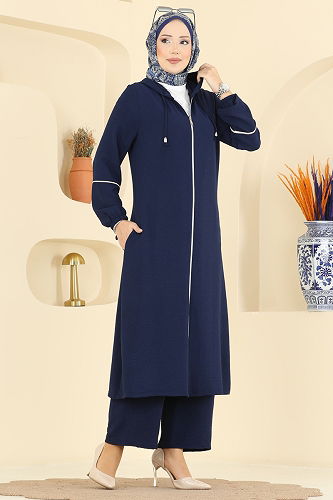 moda selvim Combined PL9189 Navy Blue - Thumbnail