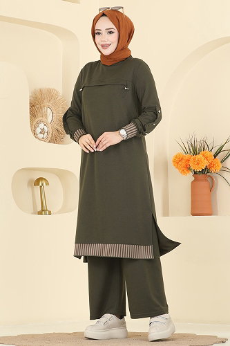 moda selvim Combined PL9193 Khaki - Thumbnail