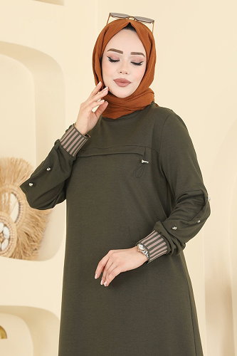 moda selvim Combined PL9193 Khaki - Thumbnail