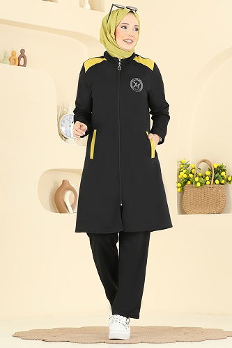 moda selvim Combined PL9202 Black - Thumbnail