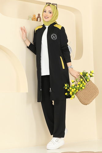 moda selvim Combined PL9202 Black - Thumbnail