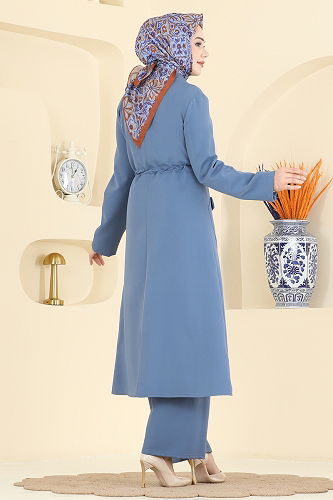 moda selvim Combined PL9205 Blue - Thumbnail