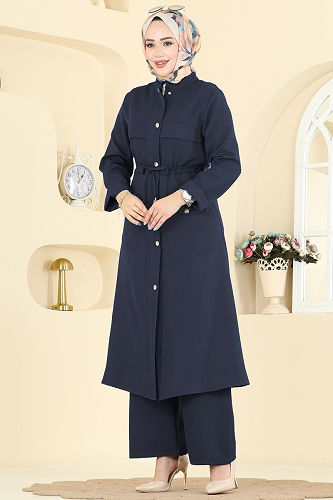 moda selvim Combined PL9205 Navy Blue - Thumbnail