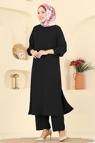 moda selvim Combined PL9207 Black - Thumbnail