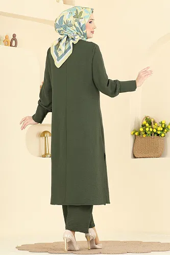 moda selvim Combined PL9207 Dark Khaki - Thumbnail