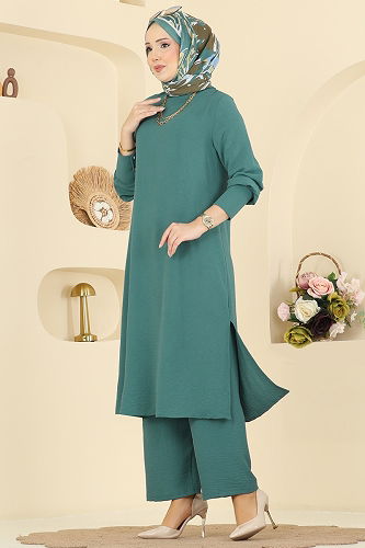 moda selvim Combined PL9207 Dark Mint - Thumbnail