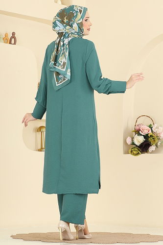 moda selvim Combined PL9207 Dark Mint - Thumbnail