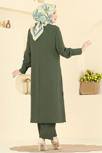 moda selvim Combined PL9207 Khaki - Thumbnail