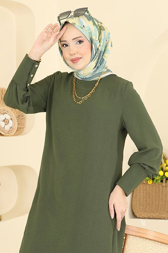 moda selvim Combined PL9207 Khaki - Thumbnail