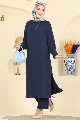 moda selvim Combined PL9207 Navy Blue - Thumbnail