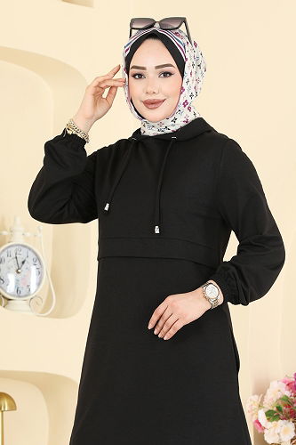 moda selvim طقم أسود PL9210 - Thumbnail