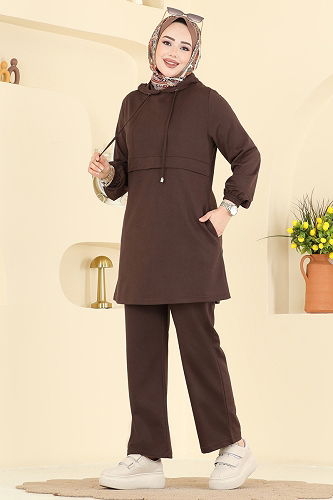 moda selvim Combined PL9210 Brown - Thumbnail