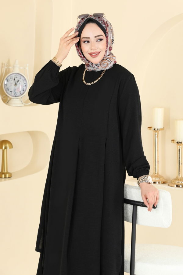 Modaselvim Hijab Combinations Combined PL9213 Black
