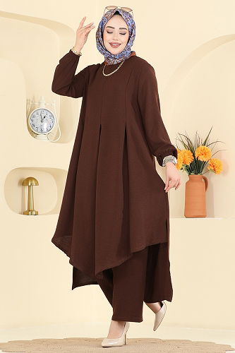 moda selvim Combined PL9213 Brown - Thumbnail