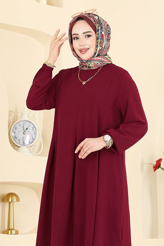 moda selvim Combined PL9213 Burgundy - Thumbnail